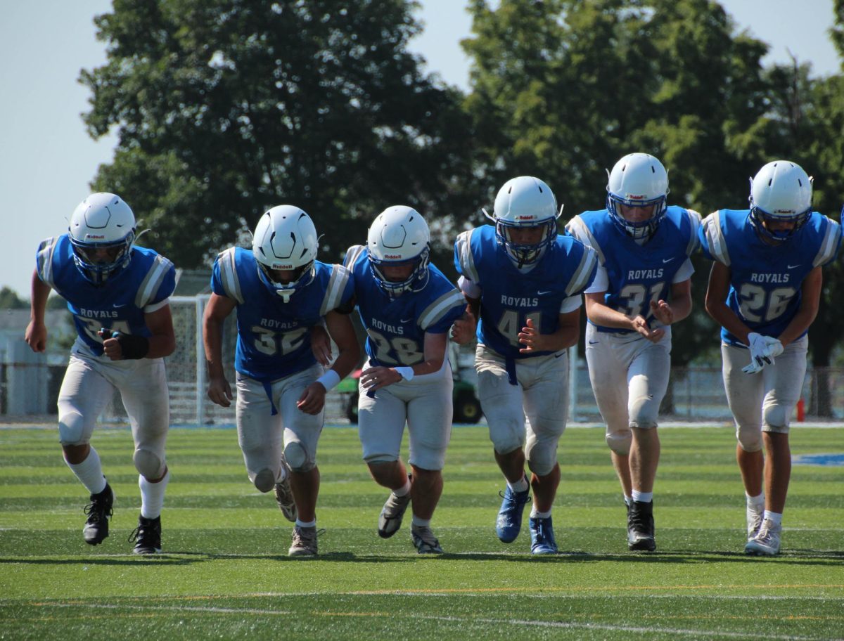 HSE Royals Freshman Football vs Warren High School at HSE on Everwise Field on August 23rd, 2024.