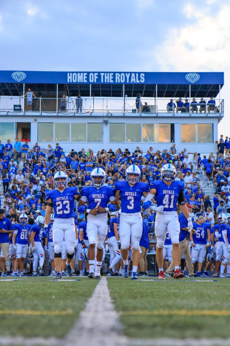 HSE Varsity Football Competes in their Senior Night vs. North Central at Everwise Field on August 30, 2024.