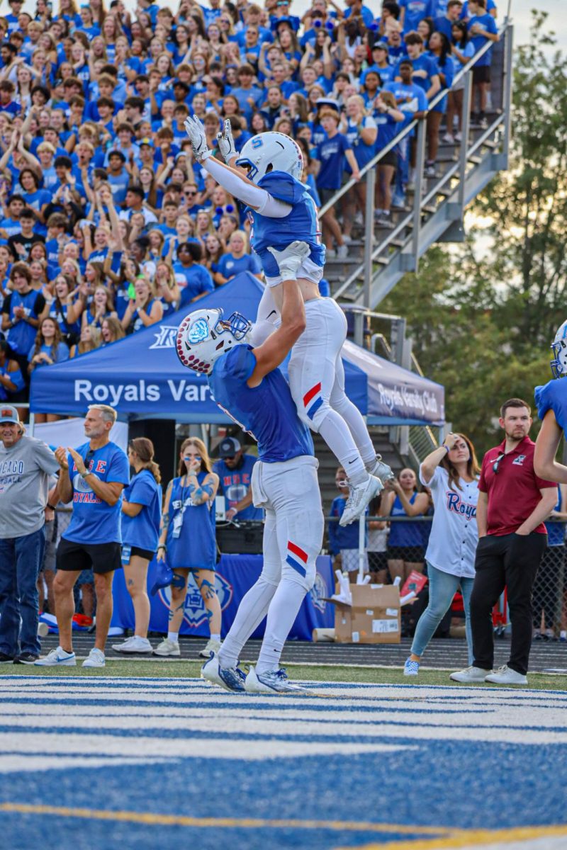 Royals Varsity Football competes in their Mudsock game vs. Fishers on Friday September 13, 2024.