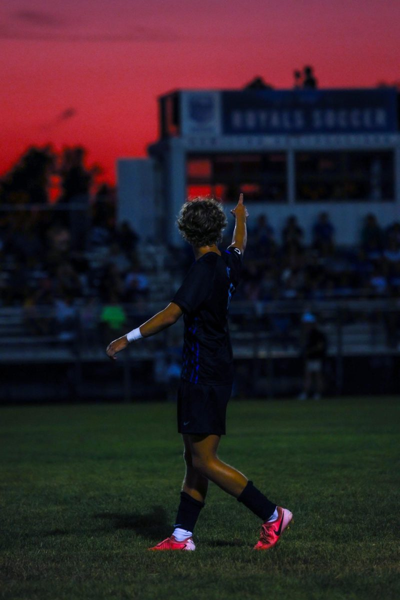 HSE Boys Varsity soccer ties Noblesville on September 19, 1-1, at home.