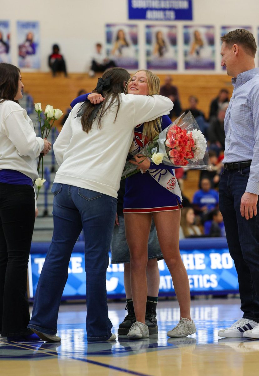 Basketball Cheer senior night on Dec. 13 at Hamilton Southeastern High School.