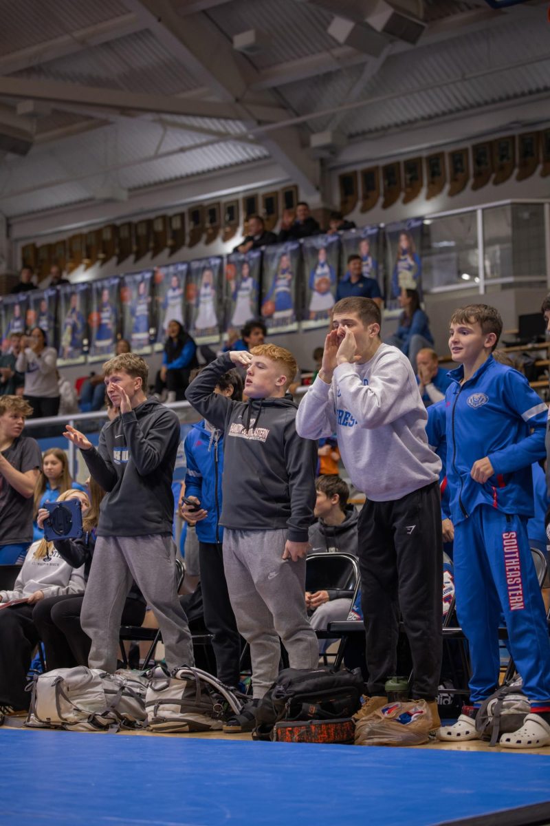 Boys Wrestling defeats Carmel on January 22, 2025 at Carmel High School.