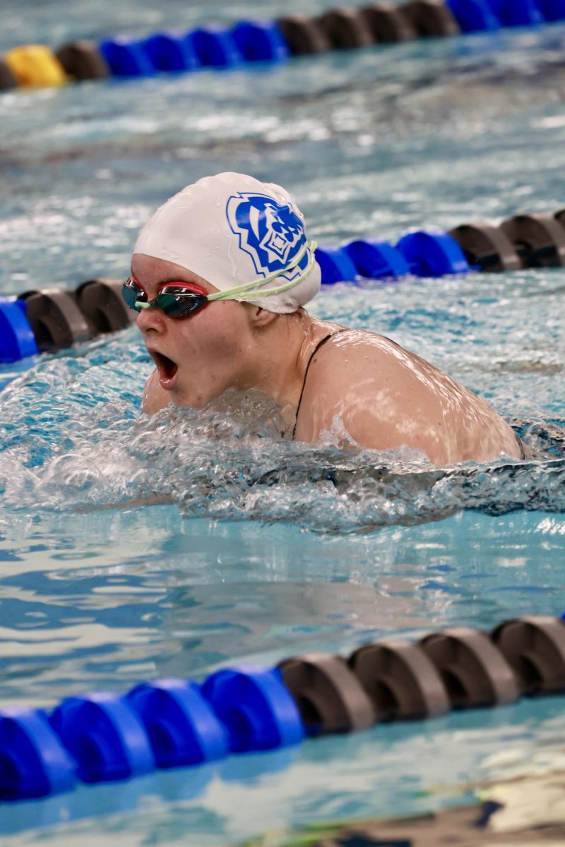 Girls Swim and Dive compete at the Home Reserve Championships