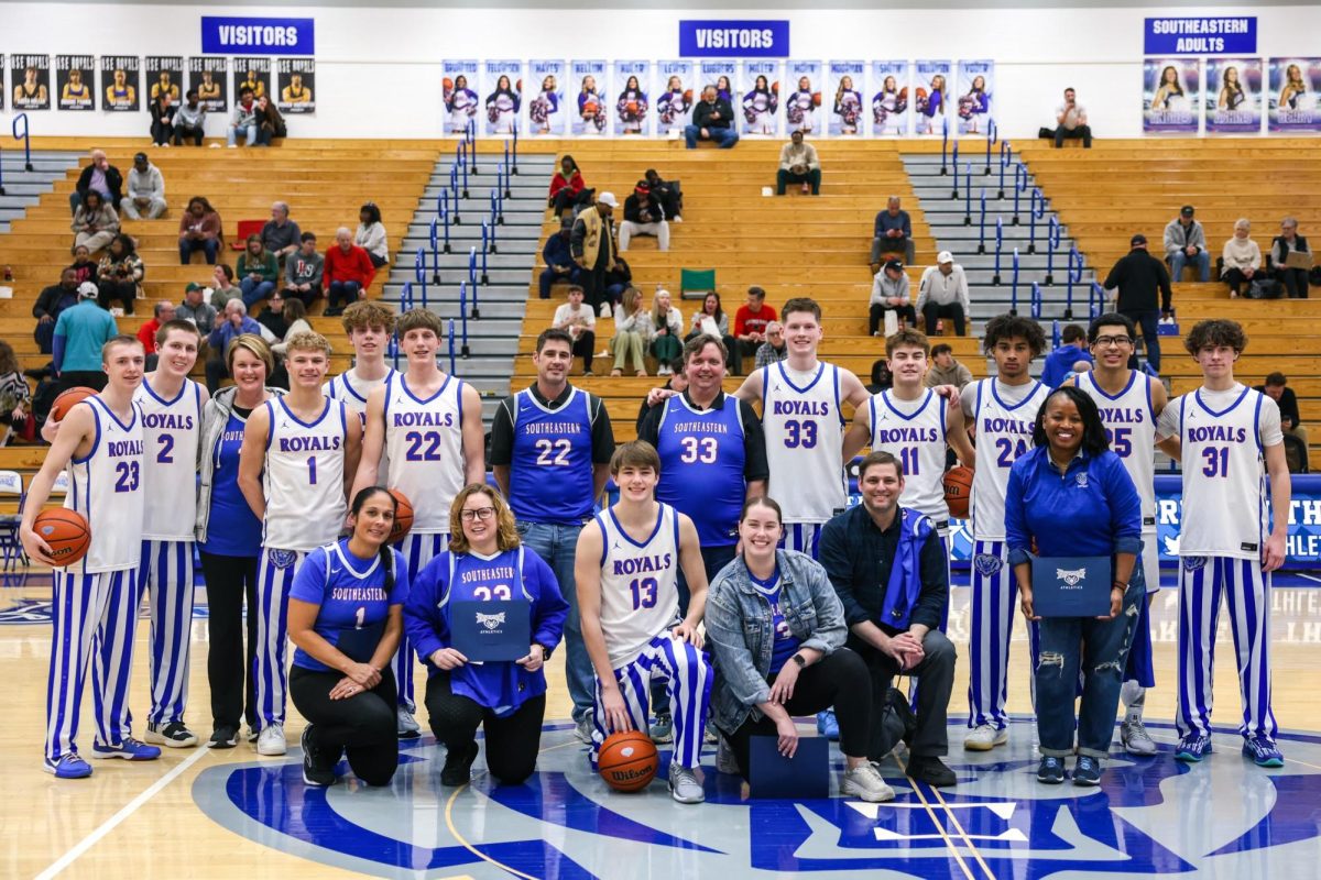 Teacher appreciation night at the HSE vs Lawrence North basketball game Feb. 25th