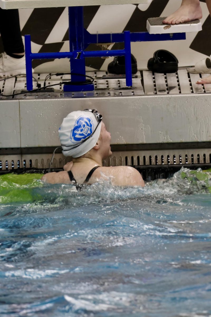 Girls Swim and Dive compete at the Home Reserve Championships