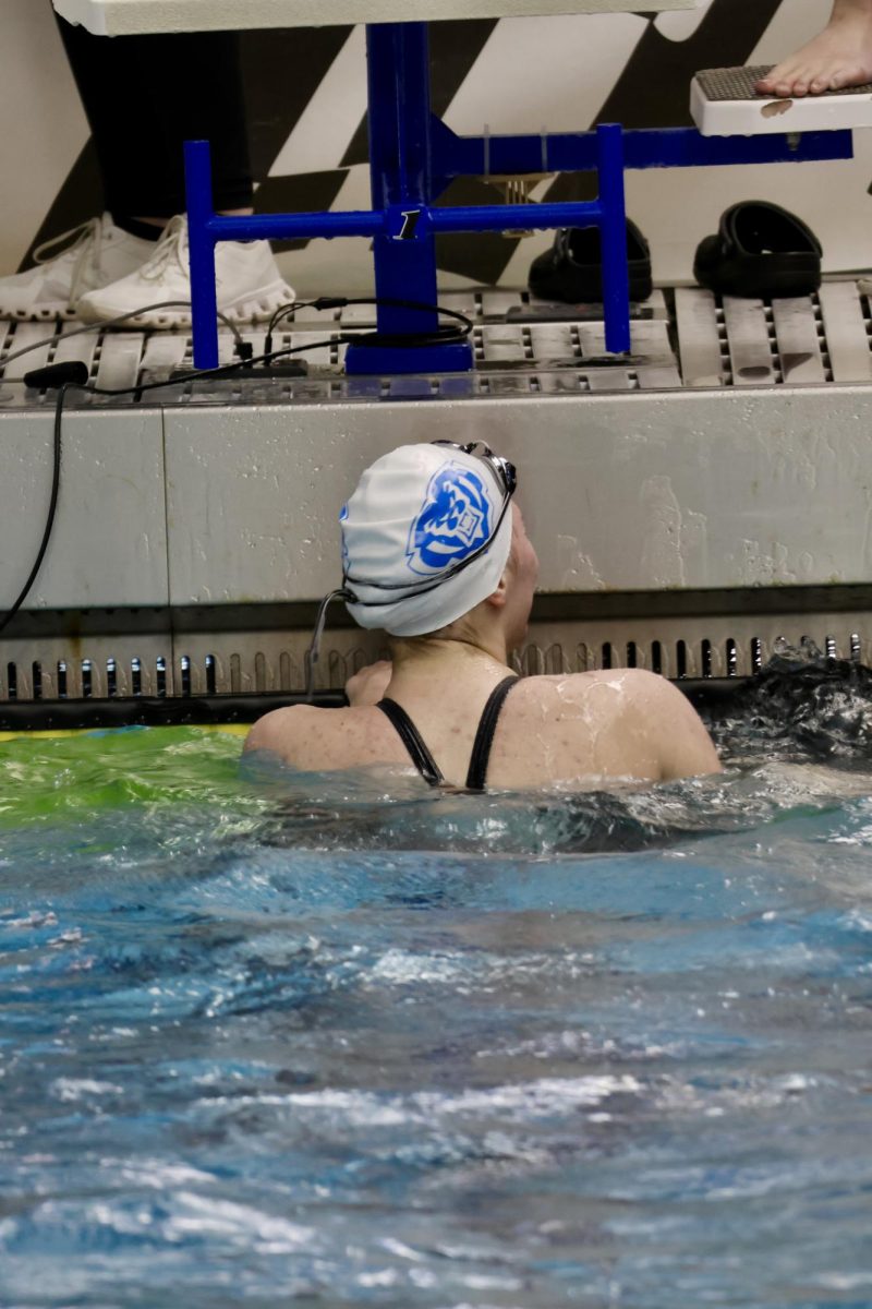 Girls Swim and Dive compete at the Home Reserve Championships