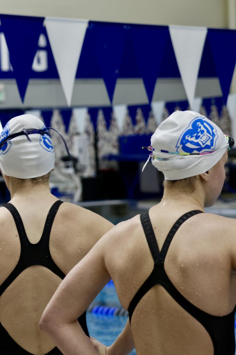 Girls Swim and Dive compete at the Home Reserve Championships