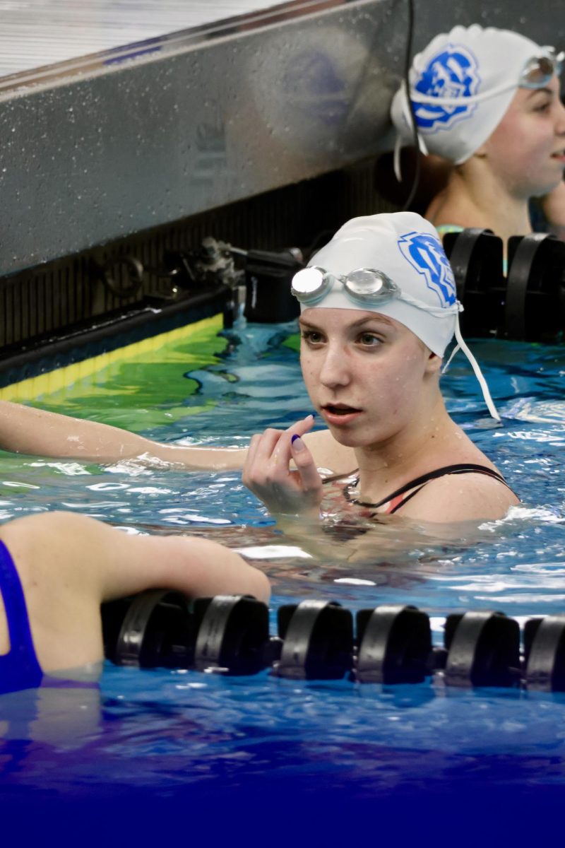 Girls Swim and Dive compete at the Home Reserve Championships