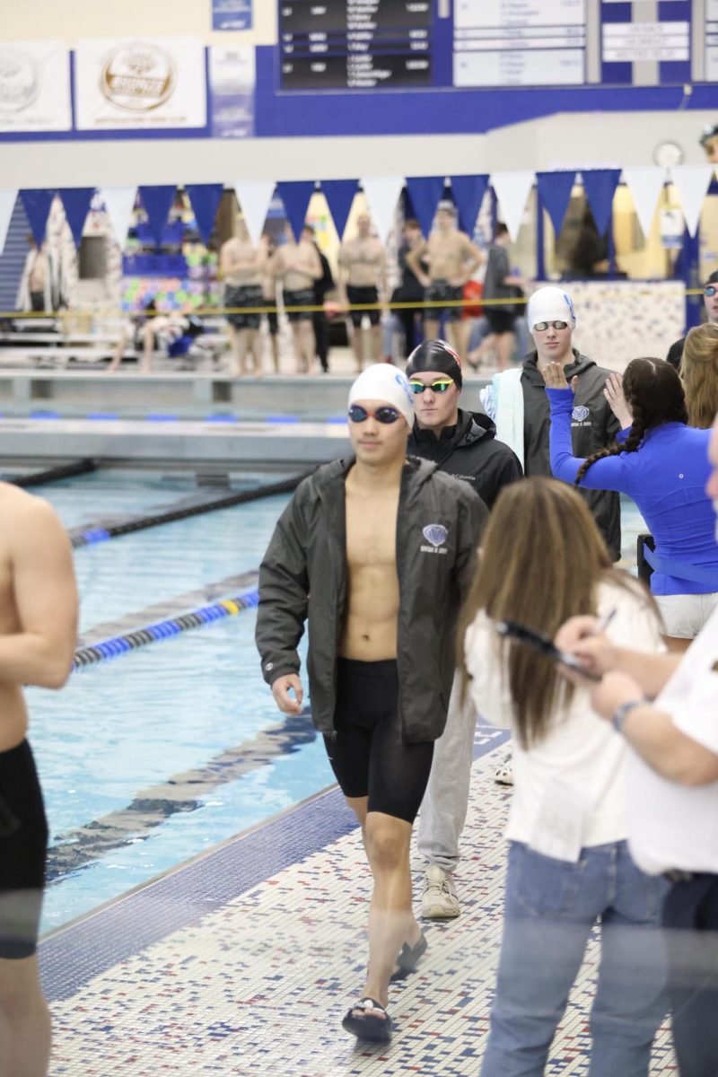 On Feb. 22 the Boys Swimming and Diving team compete at their final Sectional meet moving onto state prelims on Feb 28.