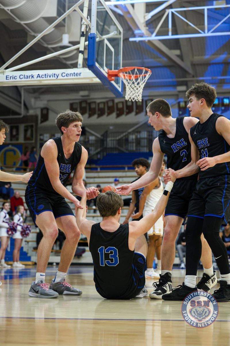 Boys Basketball defeated Carmel 60-49 at Carmel High School on February 14, 2025.