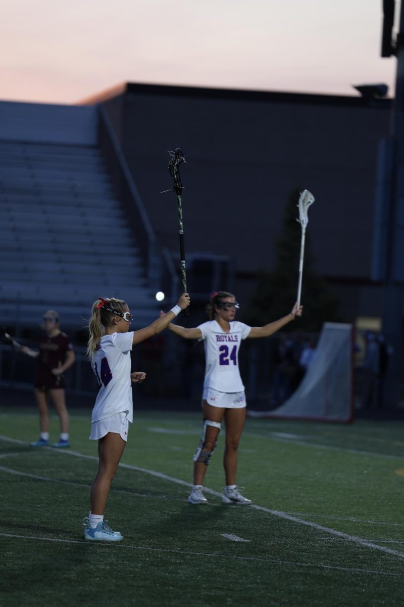 Girls Lacrosse defeats Brebeuf 14-7 during their first home game on March 11th.