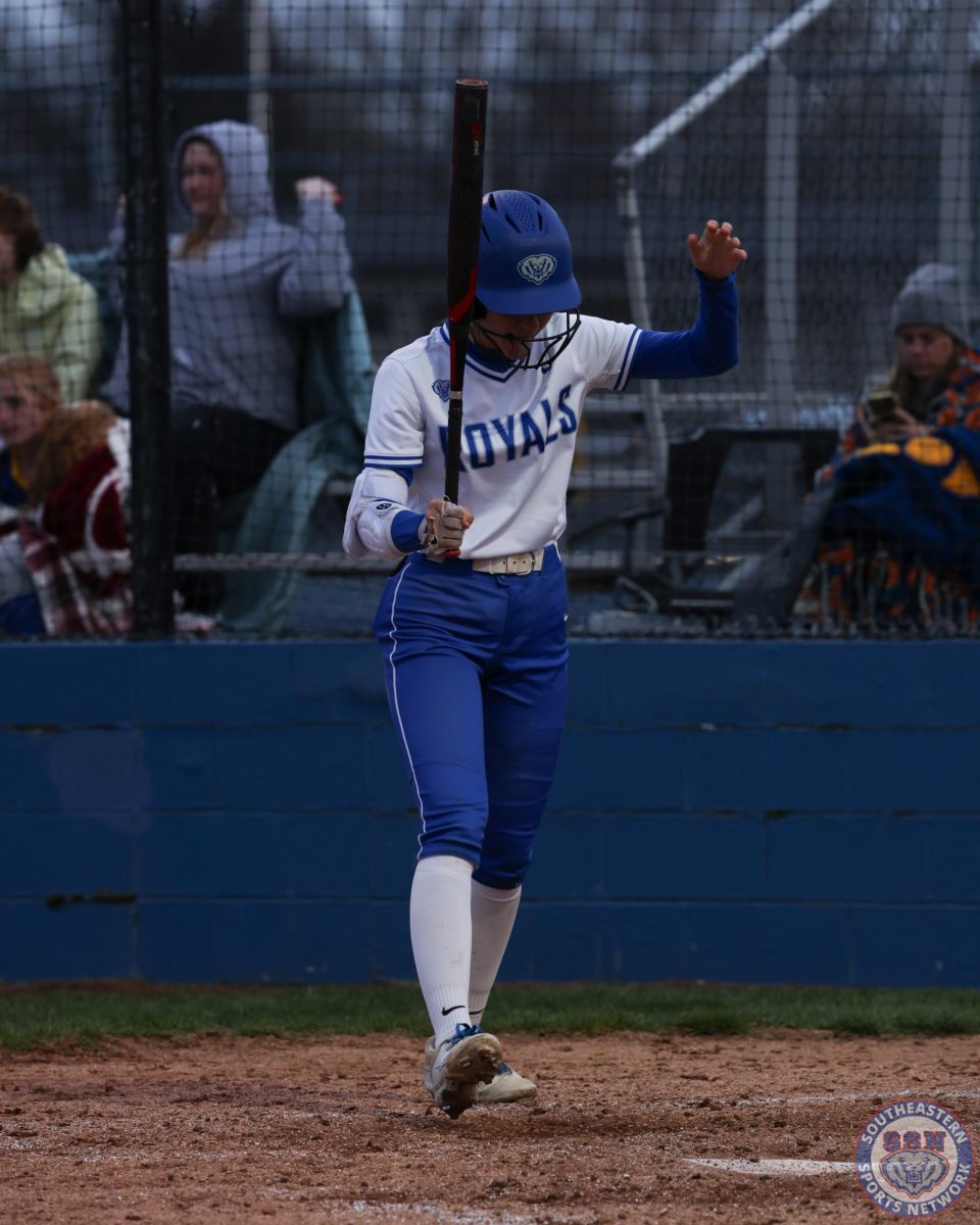 HSE Softball falls to Greenfield Central 4-1 through 7th inning away on April 1st, 2025. 