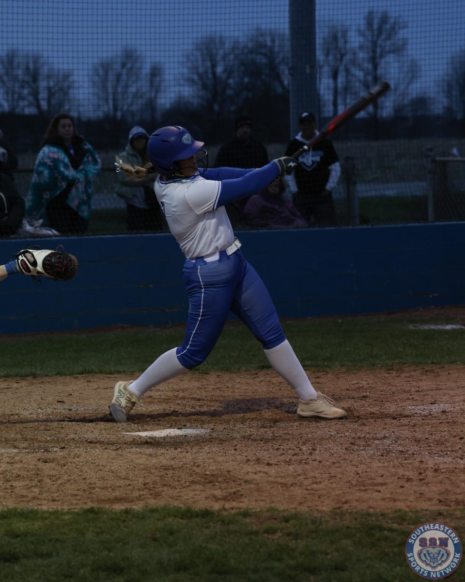 HSE Softball falls to Greenfield Central 4-1 through 7th inning away on April 1st, 2025. 