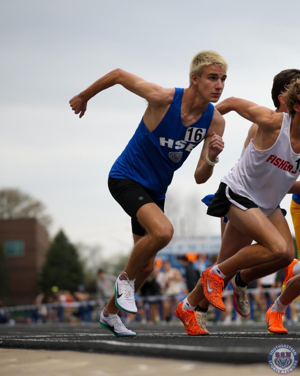 HSE Boys Track competed in the Flashes Showcase at Franklin Central on April 18th.