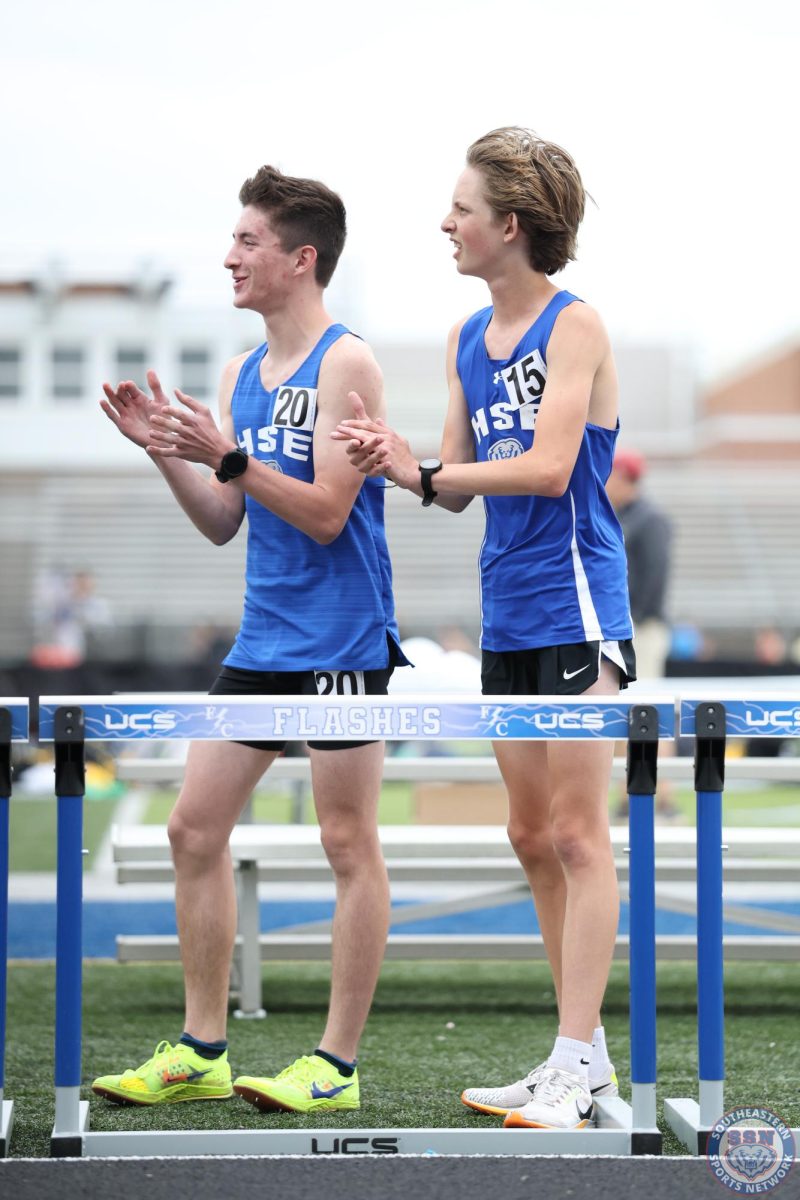 HSE Boys Track competed in the Flashes Showcase at Franklin Central on April 18th.