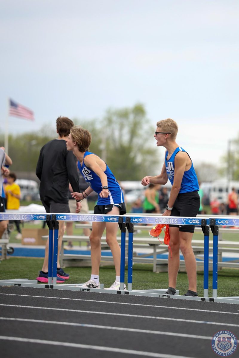 HSE Boys Track competed in the Flashes Showcase at Franklin Central on April 18th.
