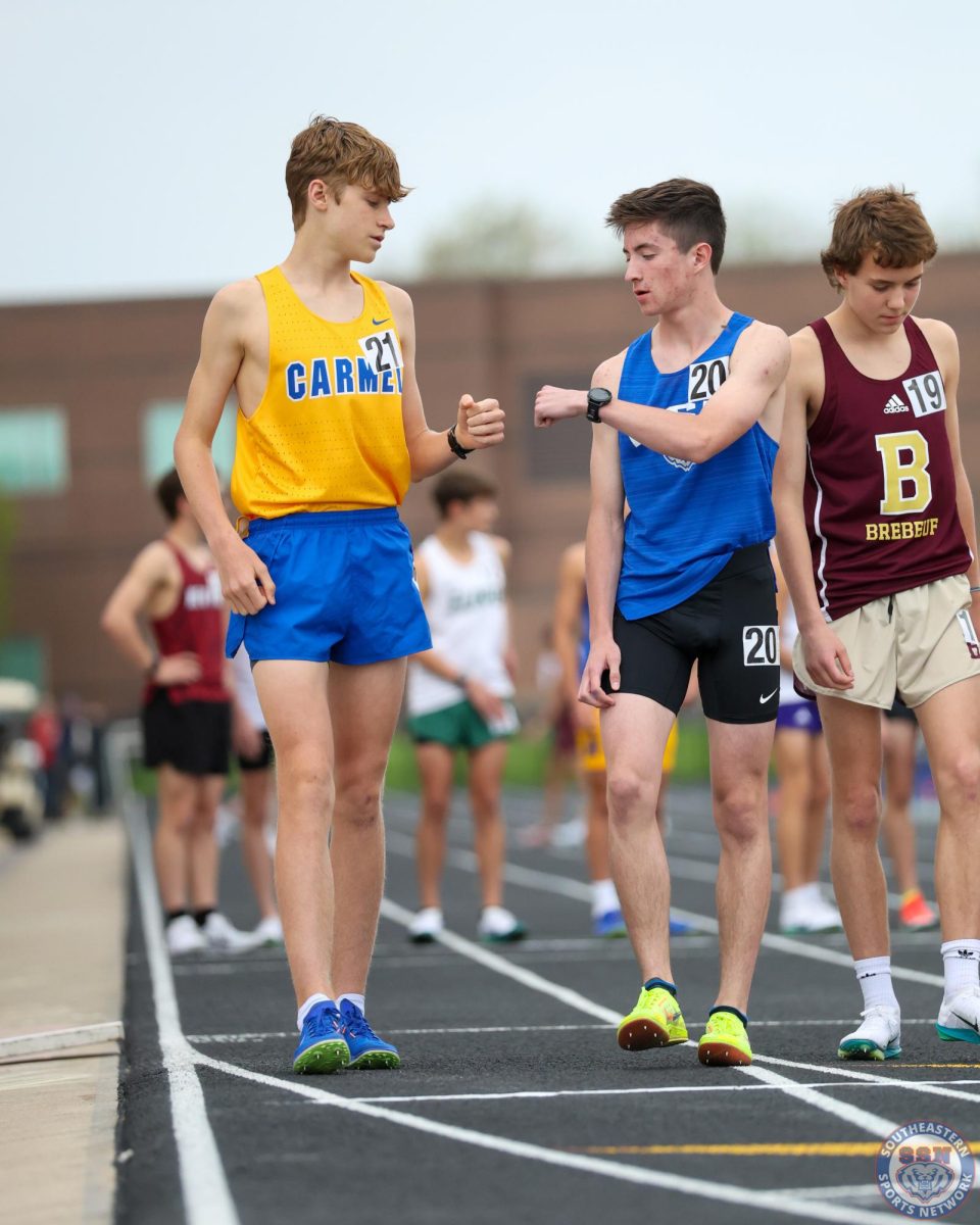 HSE Boys Track competed in the Flashes Showcase at Franklin Central on April 18th.