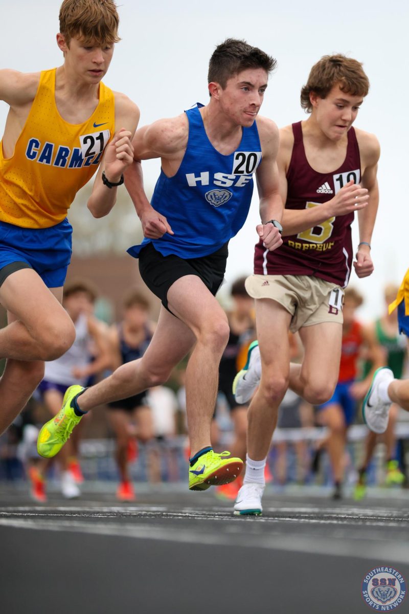 HSE Boys Track competed in the Flashes Showcase at Franklin Central on April 18th.