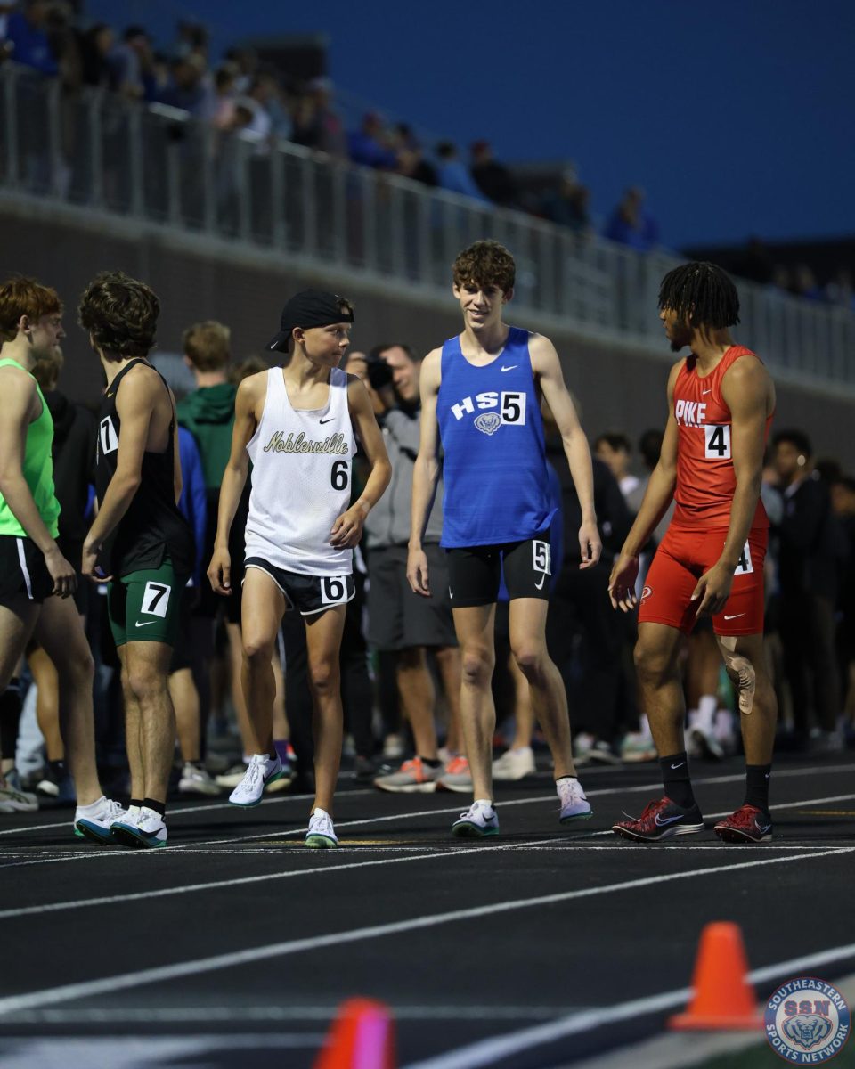 HSE Boys Track competed in the Flashes Showcase at Franklin Central on April 18th.