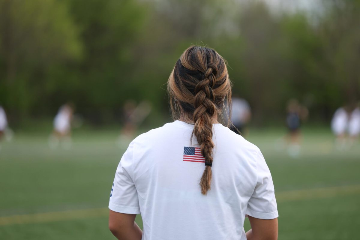 Girls lacrosse falls short to Guerin Catholic 10-12 on April 25th at Guerin Catholic.