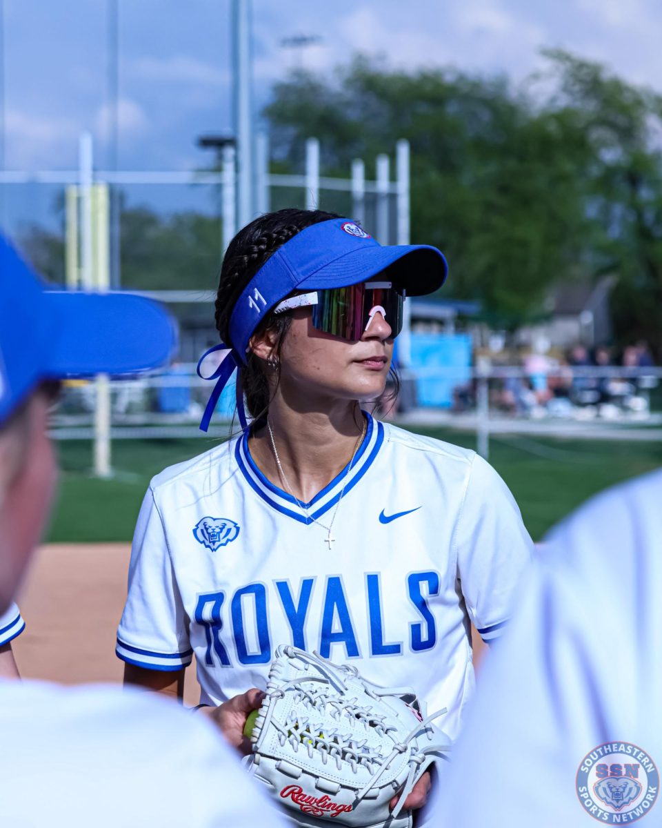 HSE Softball wins 7-0 against Lawrence North on April 24, 2025.