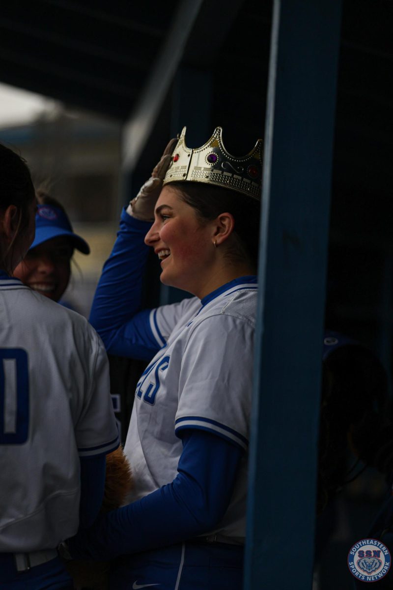 HSE Softball is down 4-1 through the 4th inning against Greenfield Central on April 1st, 2025. 