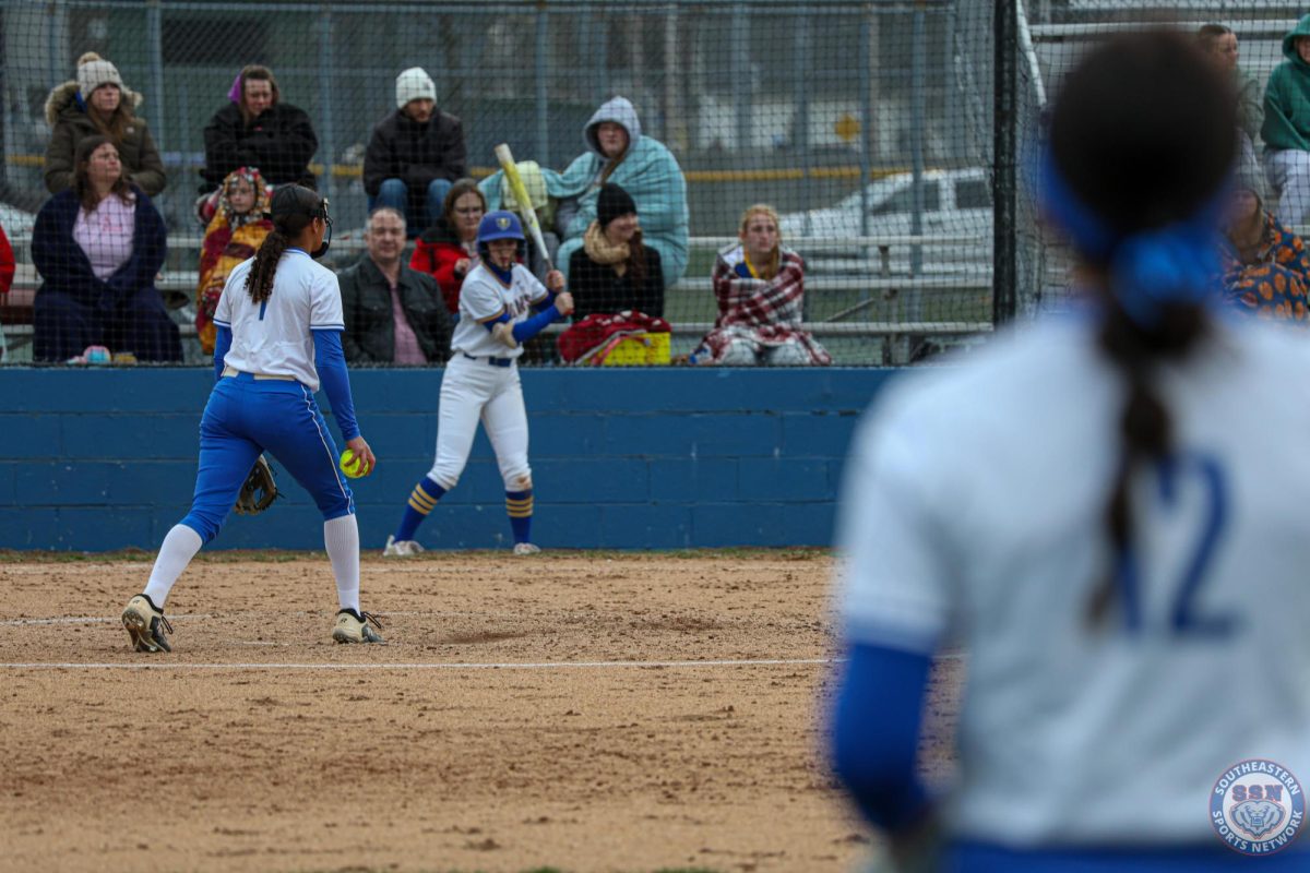 HSE Softball is down 4-1 through the 4th inning against Greenfield Central on April 1st, 2025. 