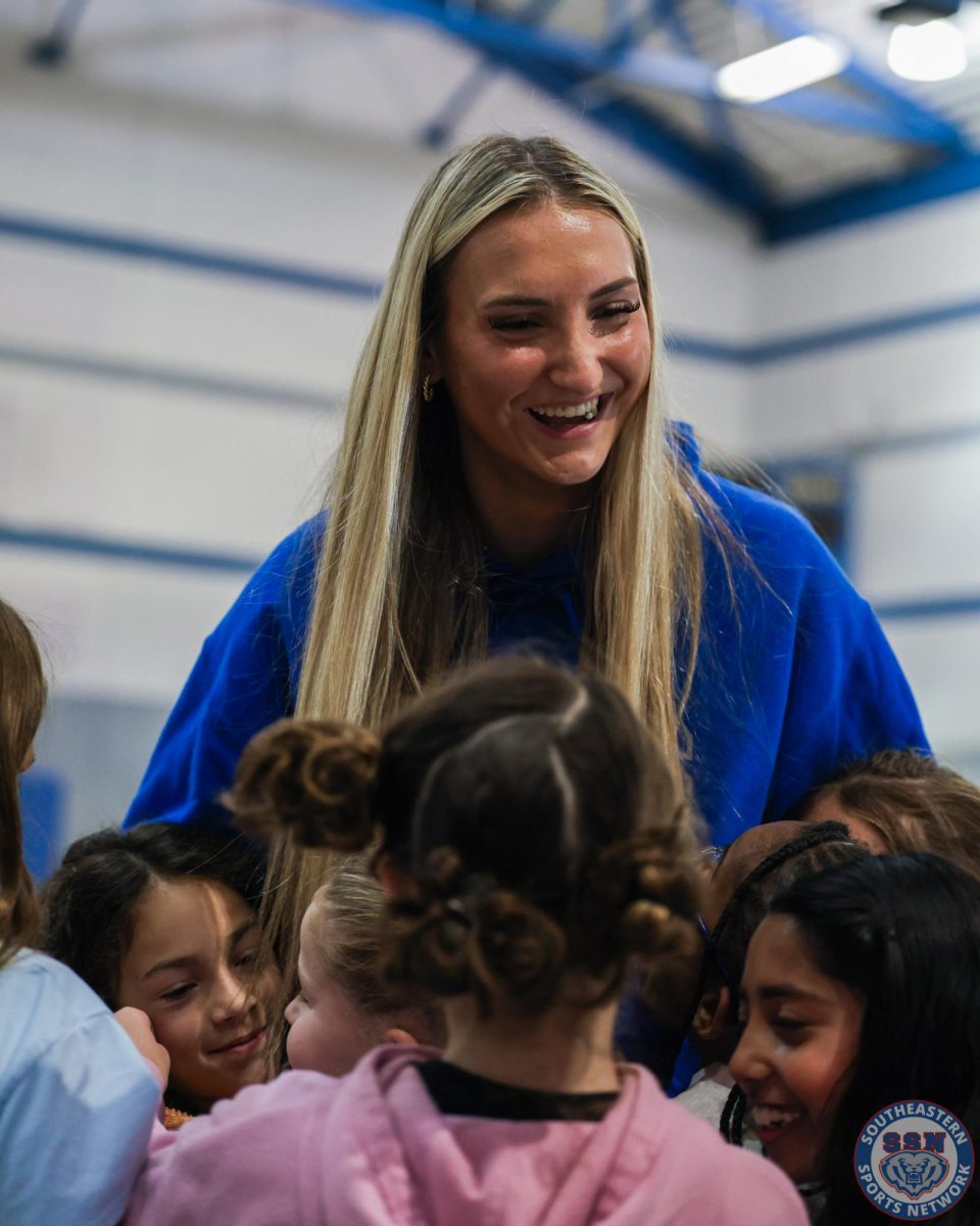 Maya Makalusky, Miss Basketball 2025, speaks to 3rd and 4th grade girls in the HSE school district about chasing their dreams on May 6 and May 8, 2025.