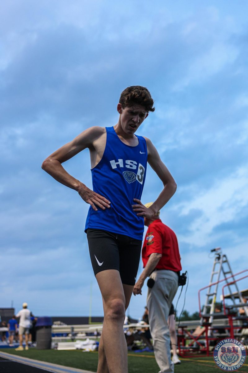 Boys Track and Field wins the Hamilton County meet on May 15, 2025 at Hamilton Southeastern High School. 