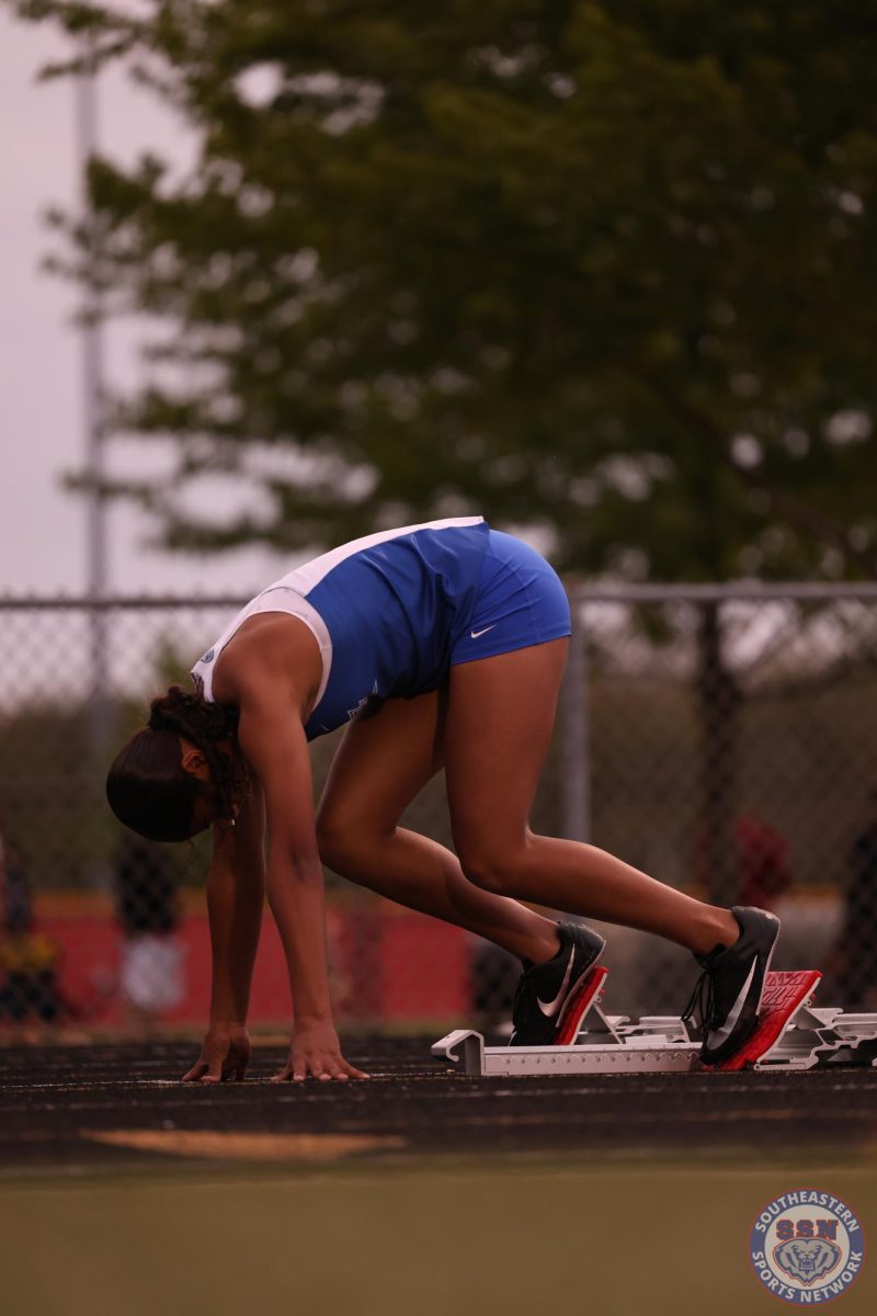 Girls Track and Field beats the Fishers Tigers at Fishers HS on May 2