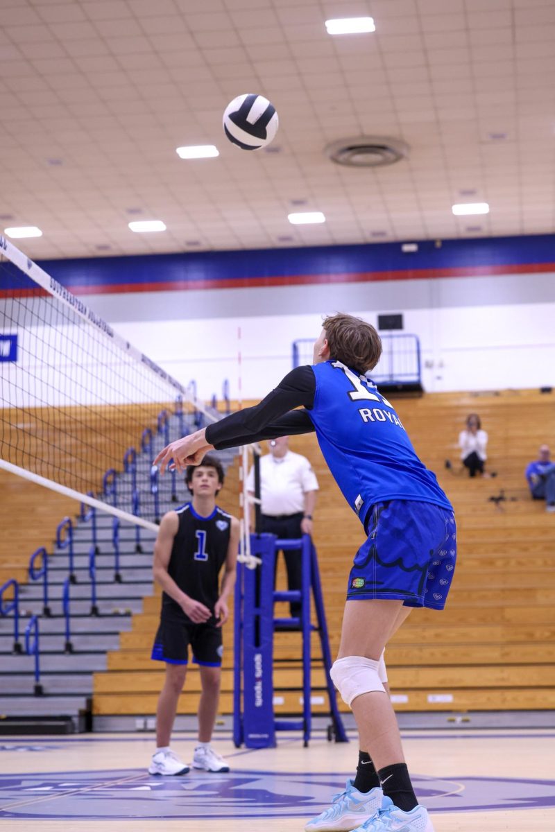 The Jv boys volleyball team beats Avon on May 1 at Home.