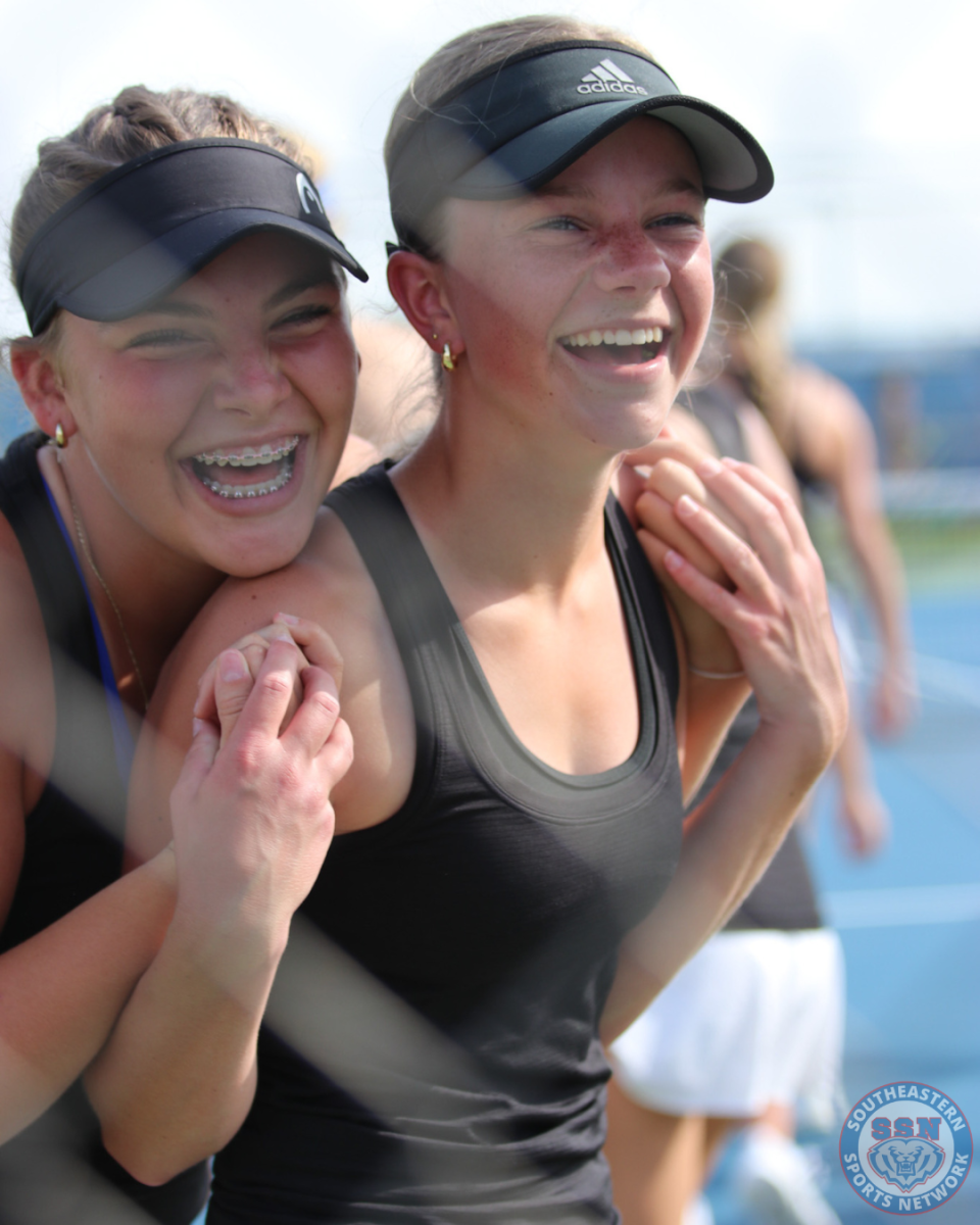 Girls tennis falls to Mt. Vernon on May 15, 2025.