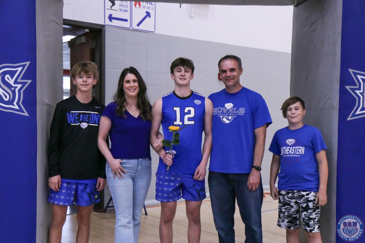 Royals Volleyball hosts their senior night while competing against Noblesville on May 8th.