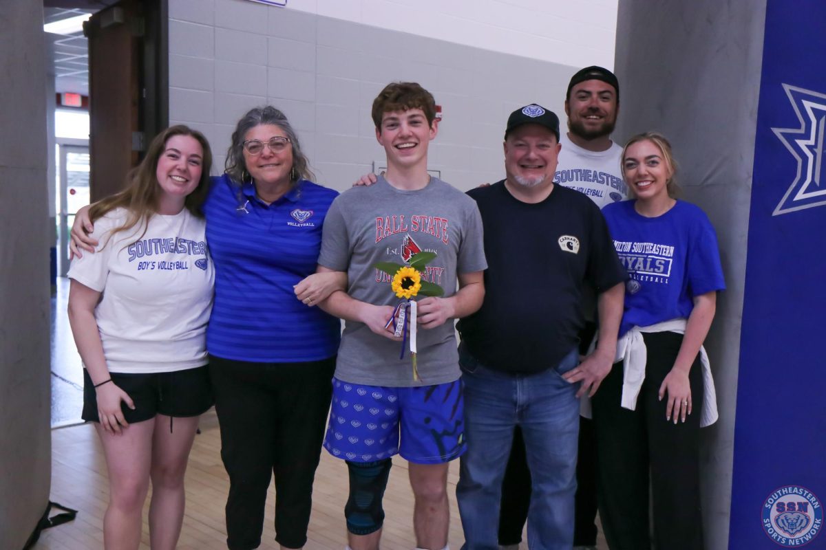 Royals Volleyball hosts their senior night while competing against Noblesville on May 8th.