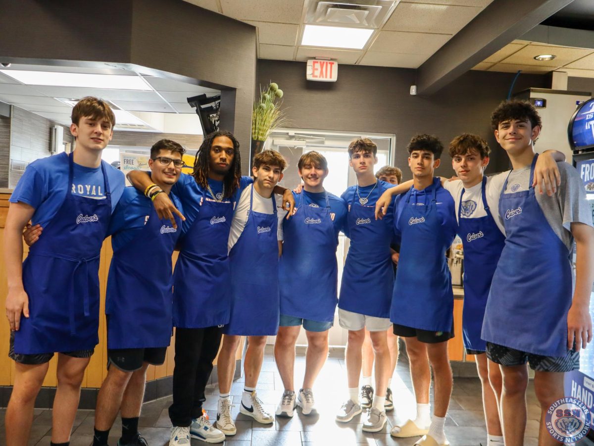 The boys volleyball team volunteer at Culvers to help raise money for their program on April 30.