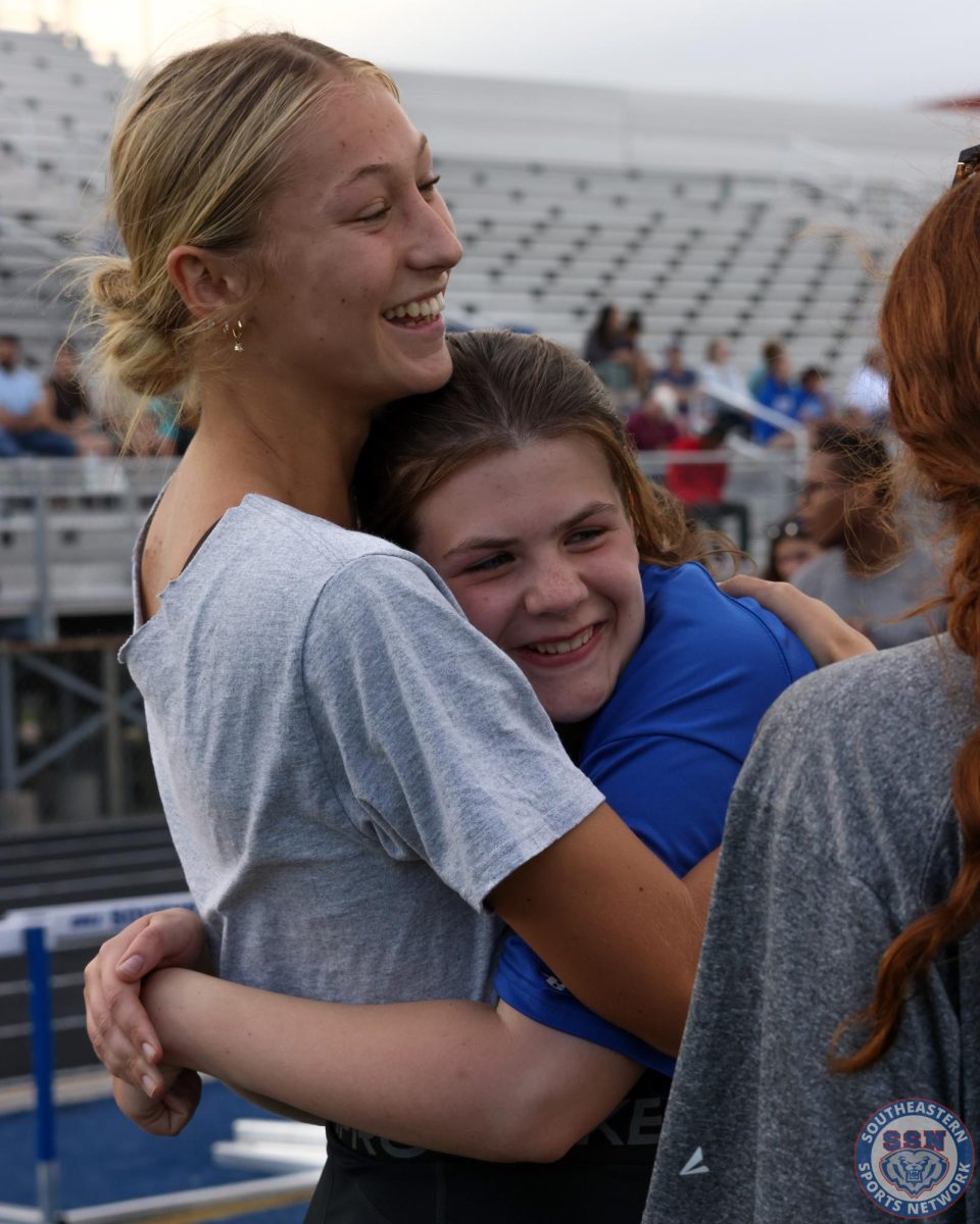 Unified Track & Field honors their seniors and competes against Pendleton Heights and Mt. Vernon.