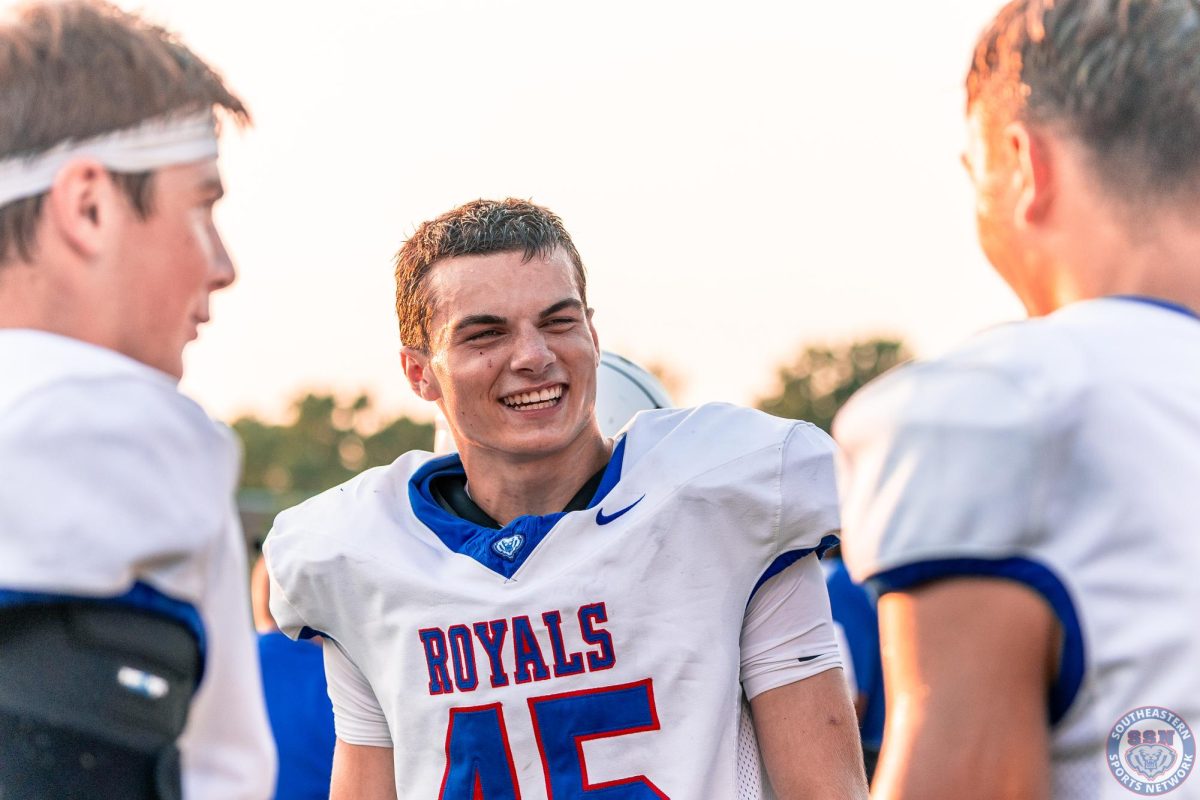 Football scrimmages Bishop Chatard away on August 19. 