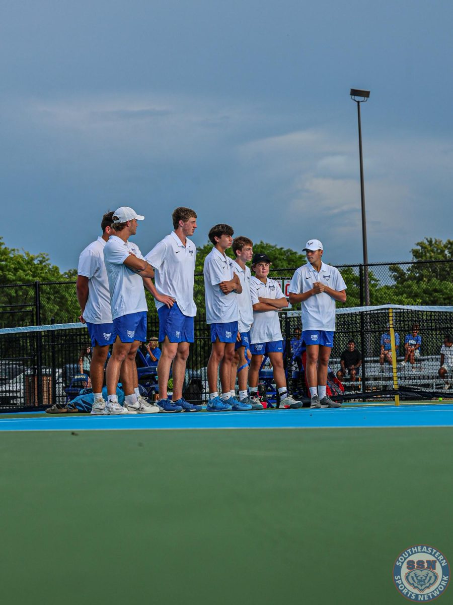 Boys Tennis Competes in their First Match Against Carmel on August 19th at Carmel High School.