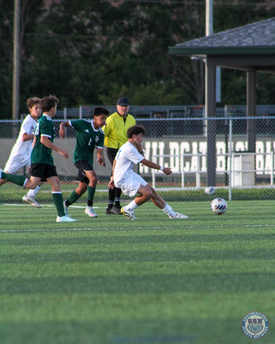 With a score of 0-3, the Boys Freshman Soccer team brought home the win against Lawrence North Monday night Aug. 25.