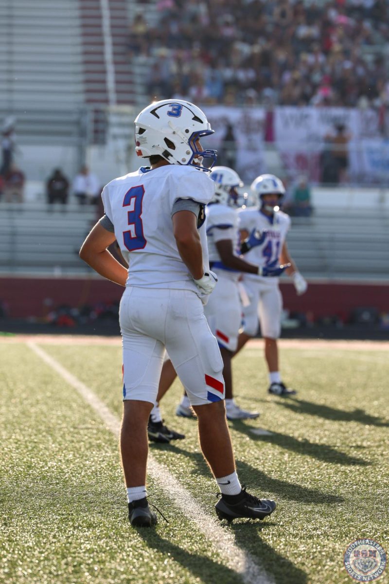 Football defeated the North Central Panthers, 31–7, away on August 29.