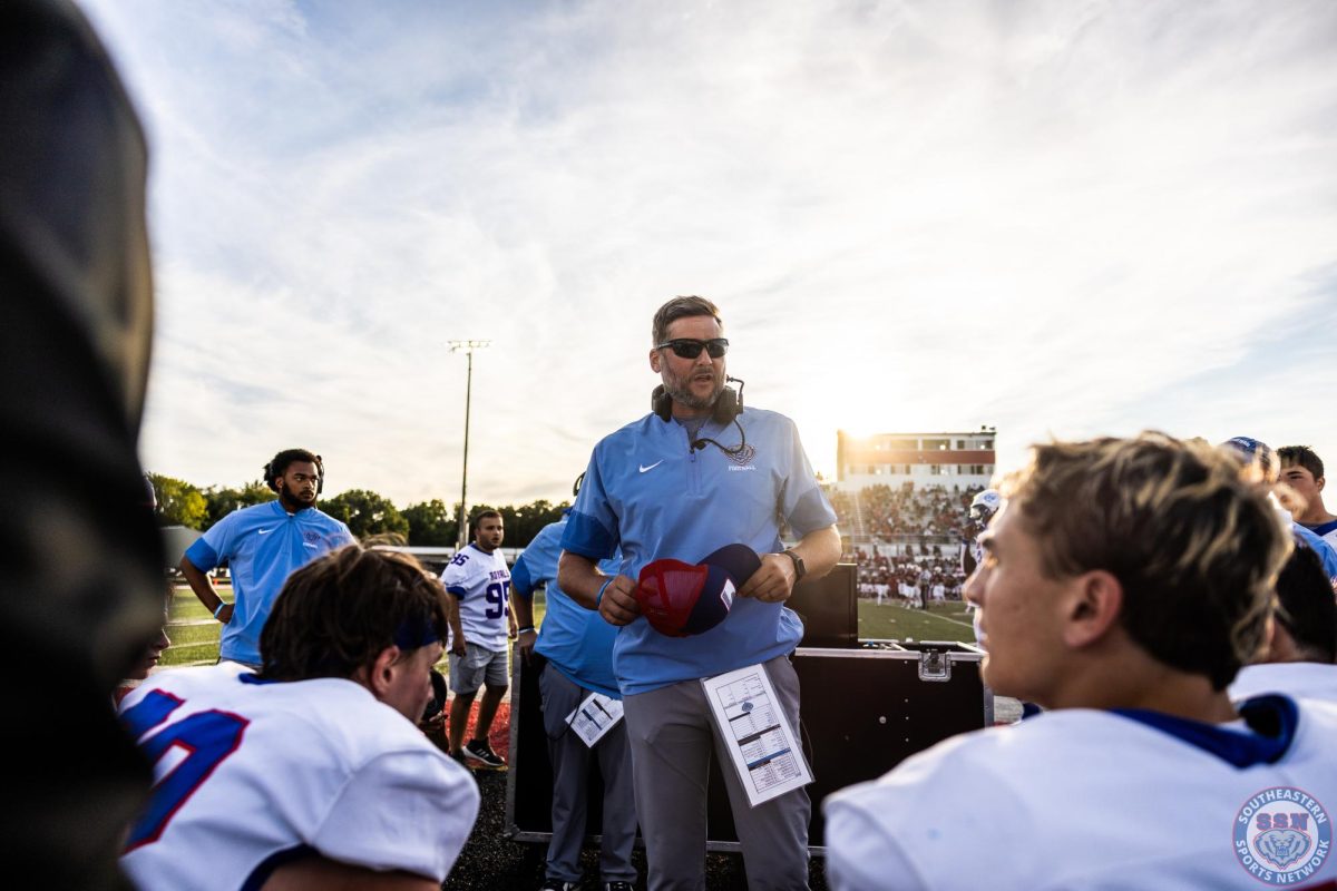 Football defeated the North Central Panthers, 31–7, away on August 29.