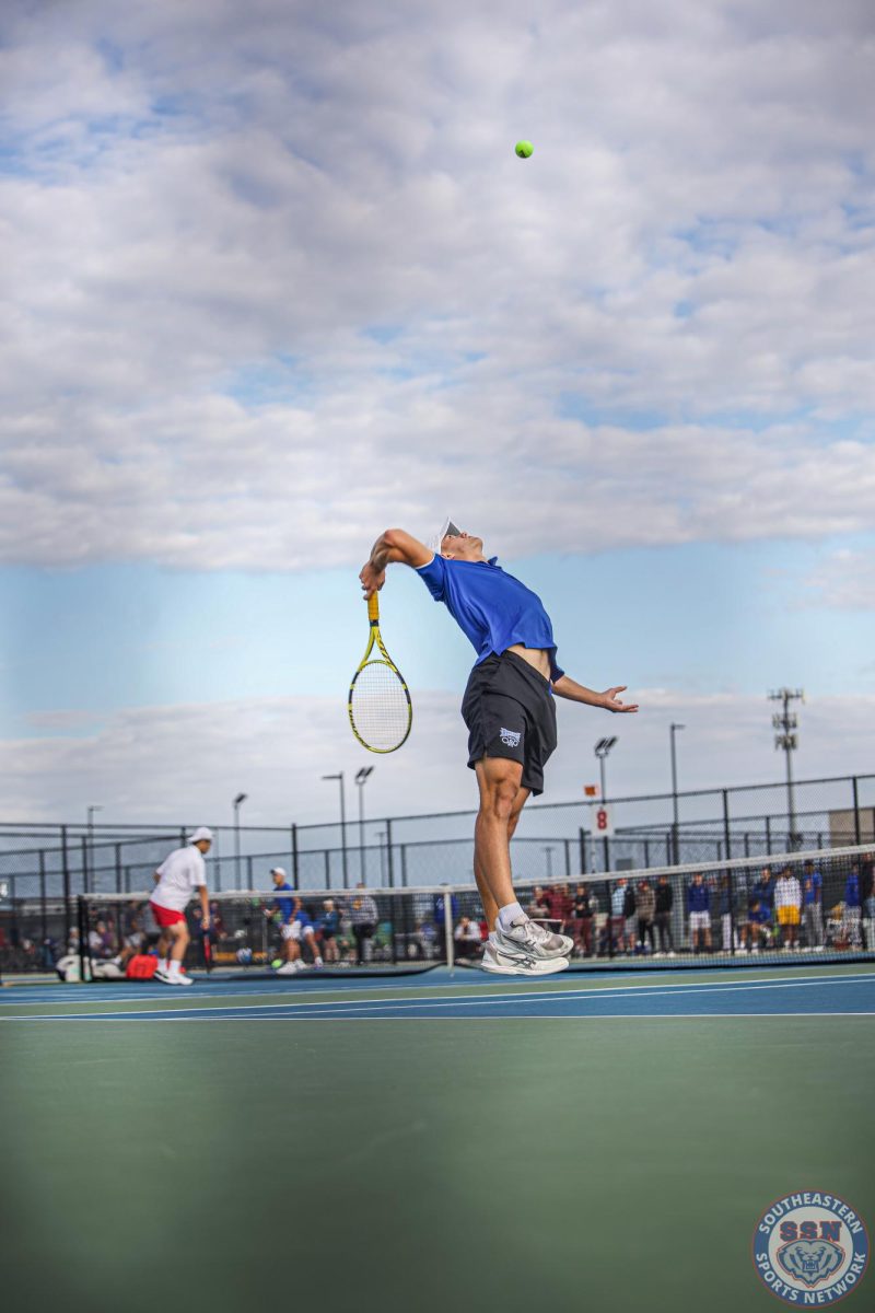 Boys Tennis competes at the John Shirley Invite on August 30th at North Central High School.