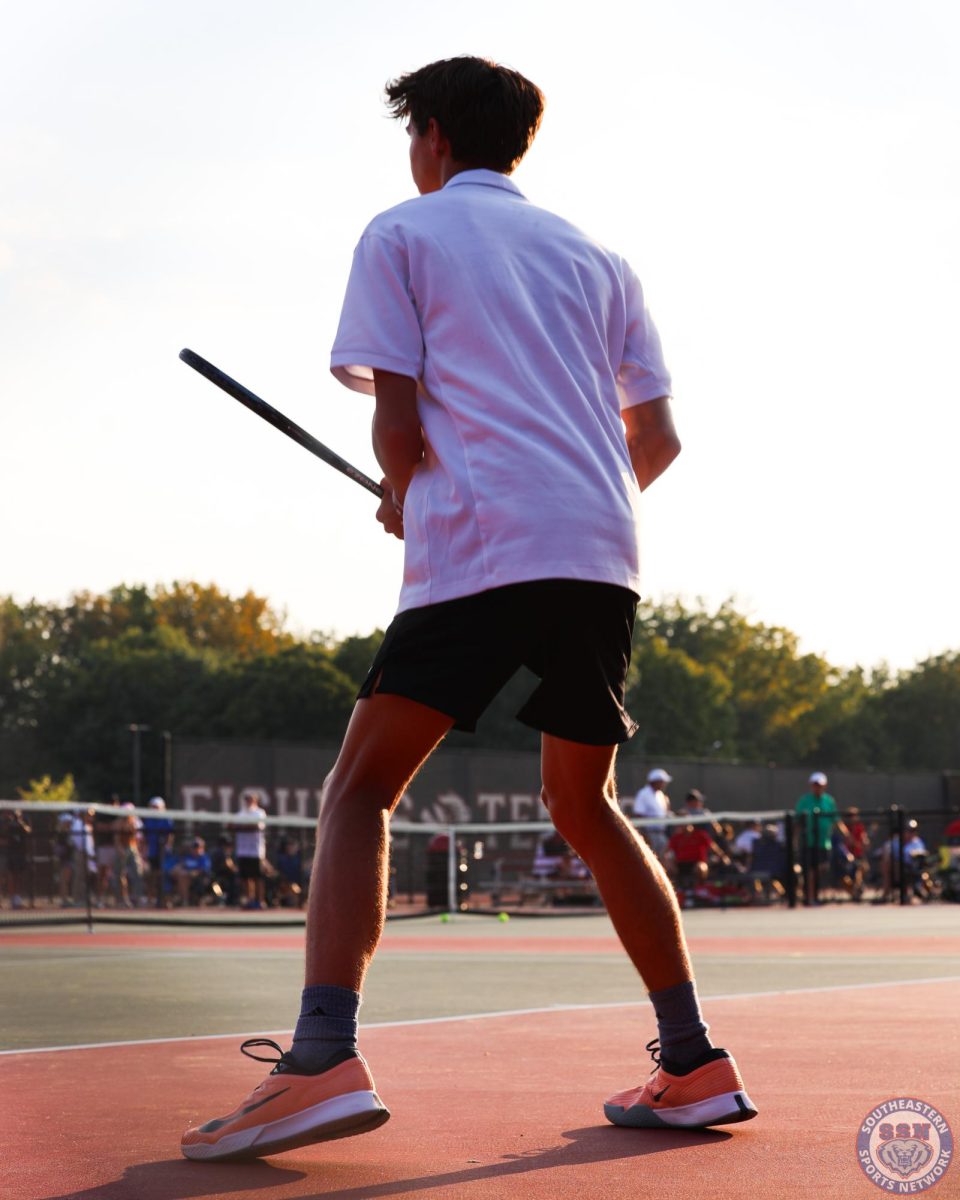 Logan Foust at Fishers High School on September 17
