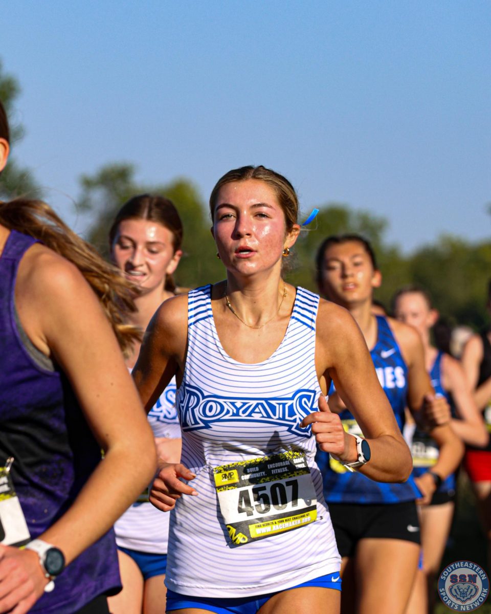 Girls Cross Country comes in the
HCC Championships at Brownsburg East Middle School on September 27.